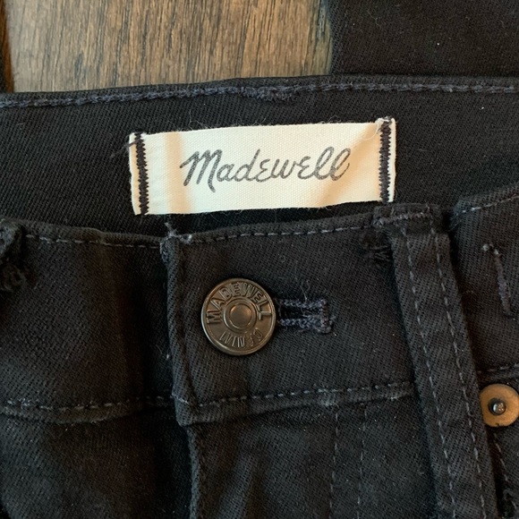 NWOT Madewell 10” Skinny High-Rise in Black Frost - Picture 9 of 11